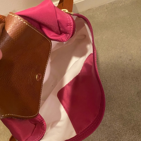Longchamp Pink and Brown Backpack - Picture 4 of 4